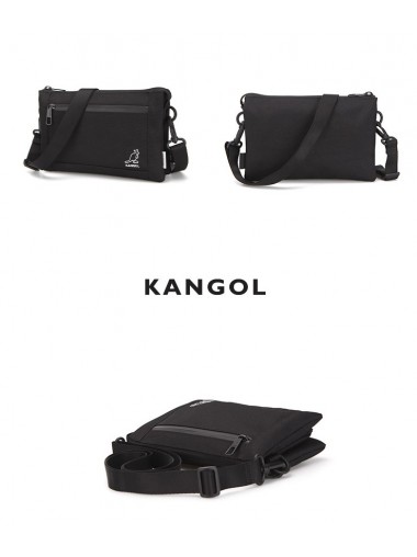 Kangol Keeper Partition Partition Cross Bag - Black 3102